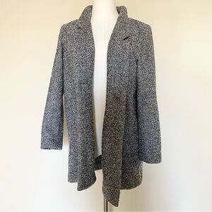 Salt And Pepper Collared Coat